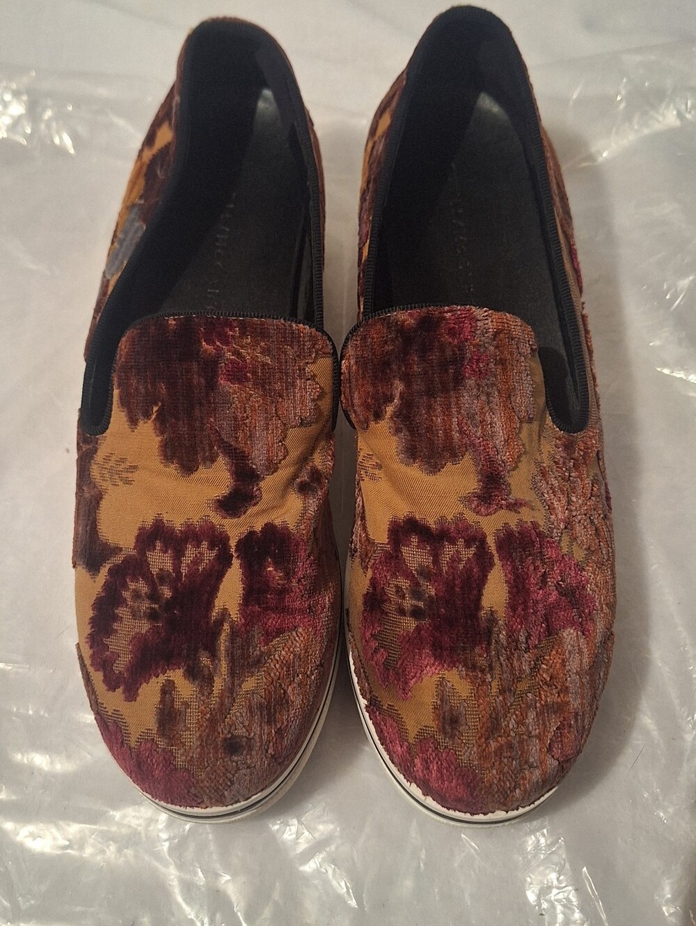 Stella Mccartney Slip On Canvas Platform Sneaker